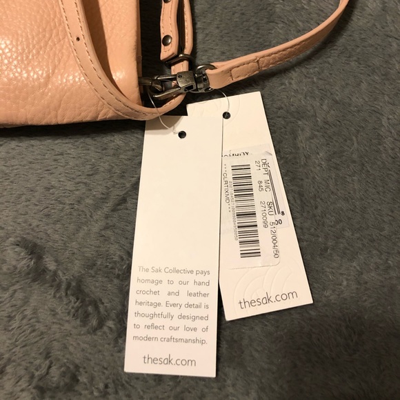 The Sak Pink Leather Crossbody Purse - Picture 11 of 13